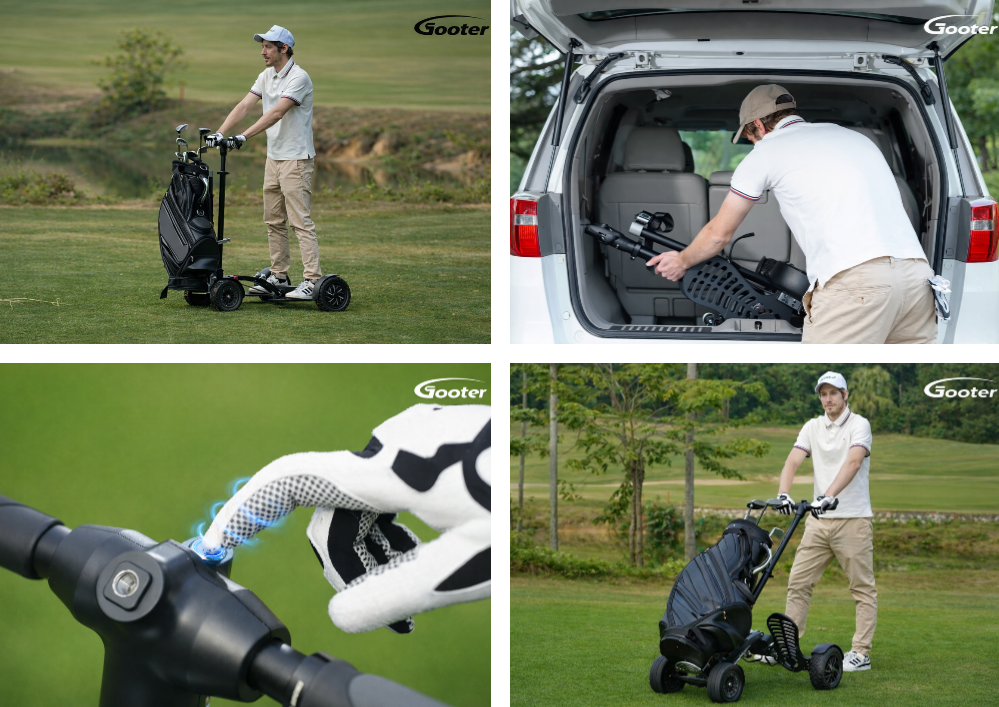 GOOTER E-CadPro – elektrische Golftrolleys als 3-in-1 System