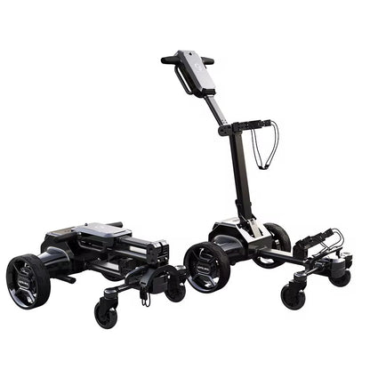 GOOTER E-Cad golf trolley, side view