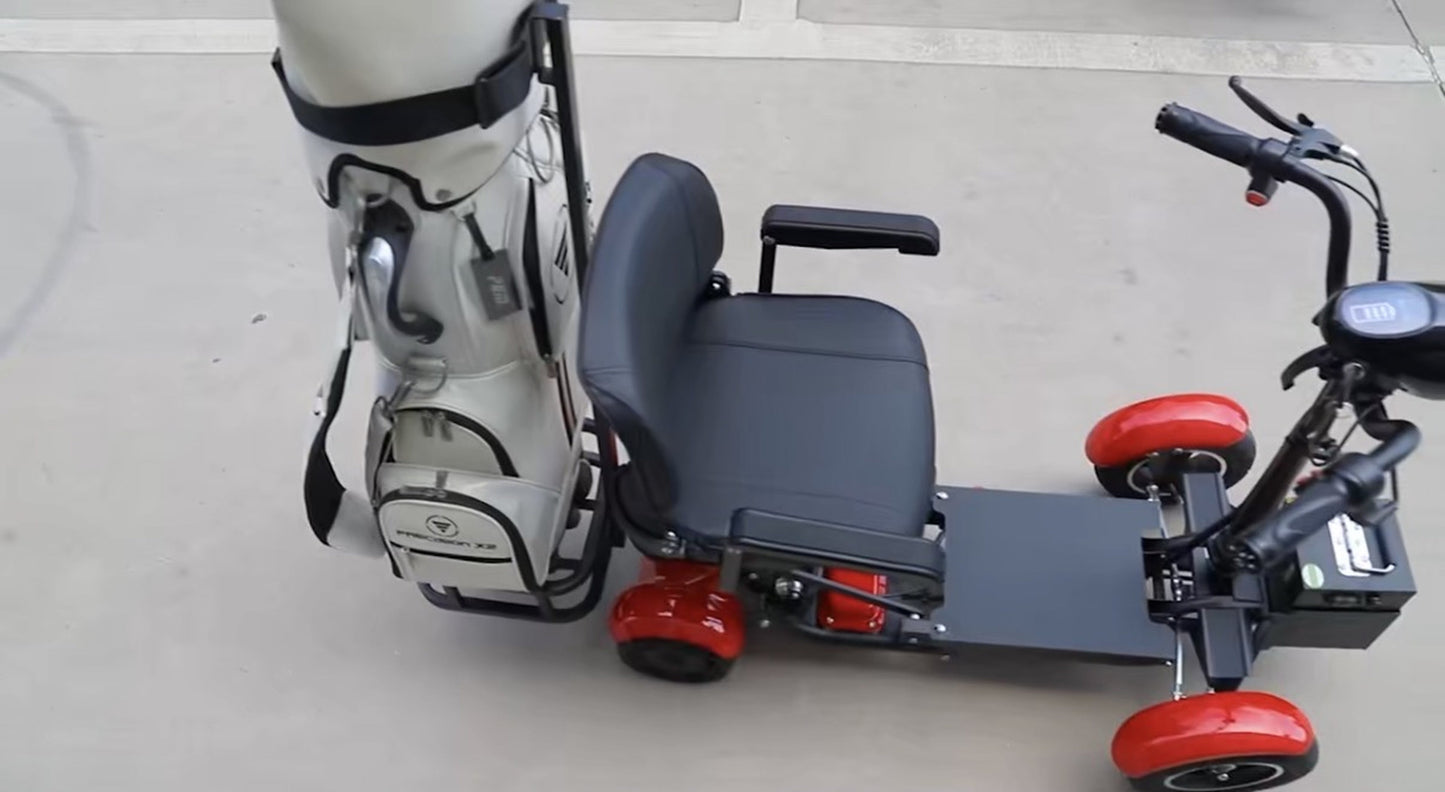Detail view of the seat on the GOOTER E-CadCruiser Pro