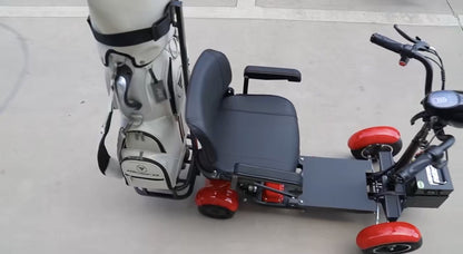Detail view of the seat on the GOOTER E-CadCruiser Pro
