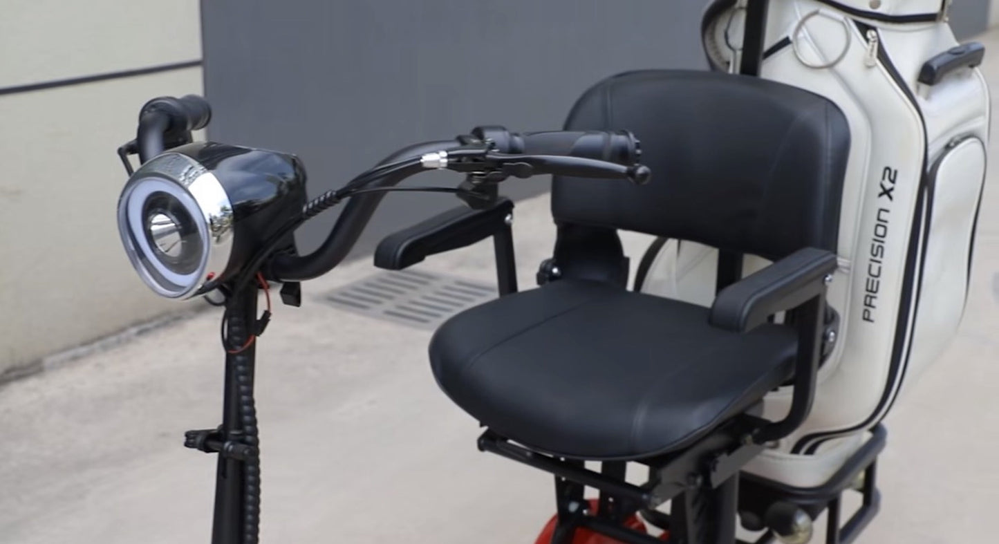 Seat of the GOOTER E-CadCruiser Pro, detail