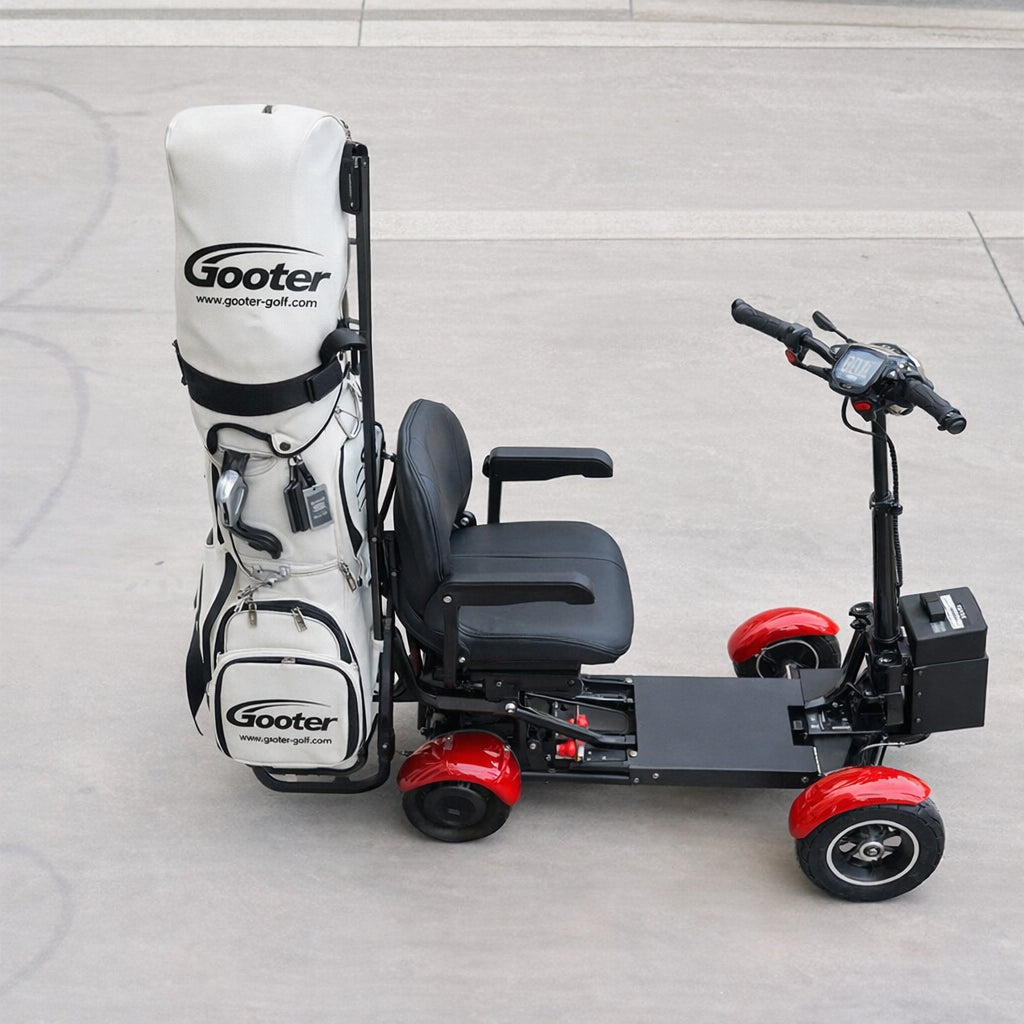 GOOTER E-CadCruiser Pro with seat and golf bag