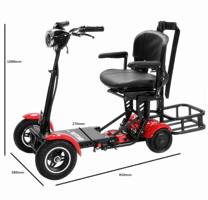 Electric golf cart with seat, foldable – GOOTER E-CadCruiser Pro