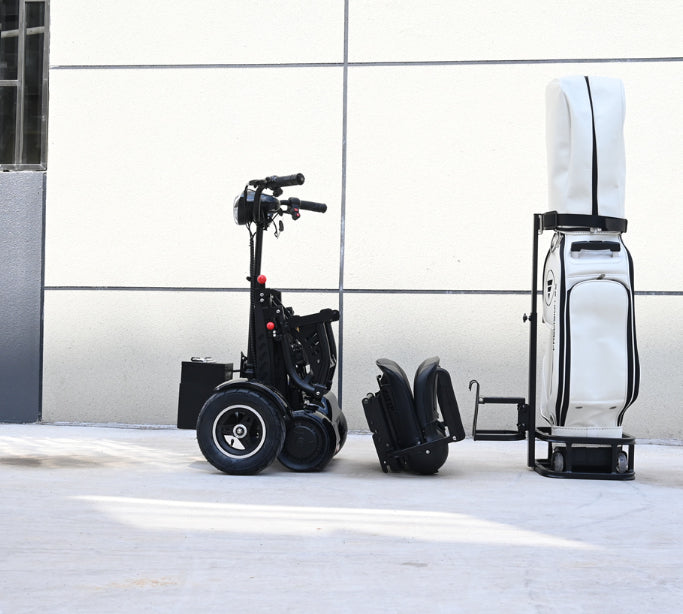 Electric golf cart with seat, foldable – GOOTER E-CadCruiser Pro