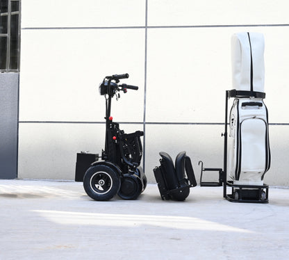 Electric golf cart with seat, foldable – GOOTER E-CadCruiser Pro