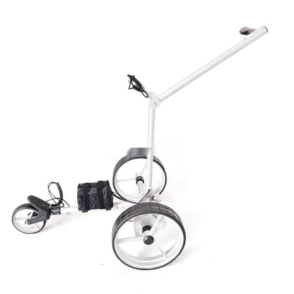 GOOTER E-CadOne Elektrischer Golftrolley Heckansicht mit Aluminiumrahmen